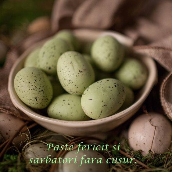 Un Paşte fără cusur